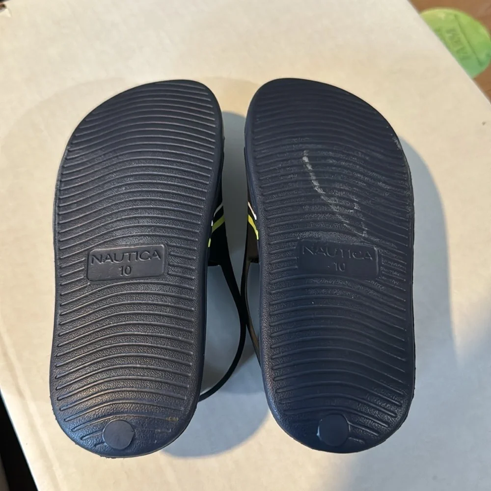 Nautica boys‎ slides/sandals sz 10 toddler